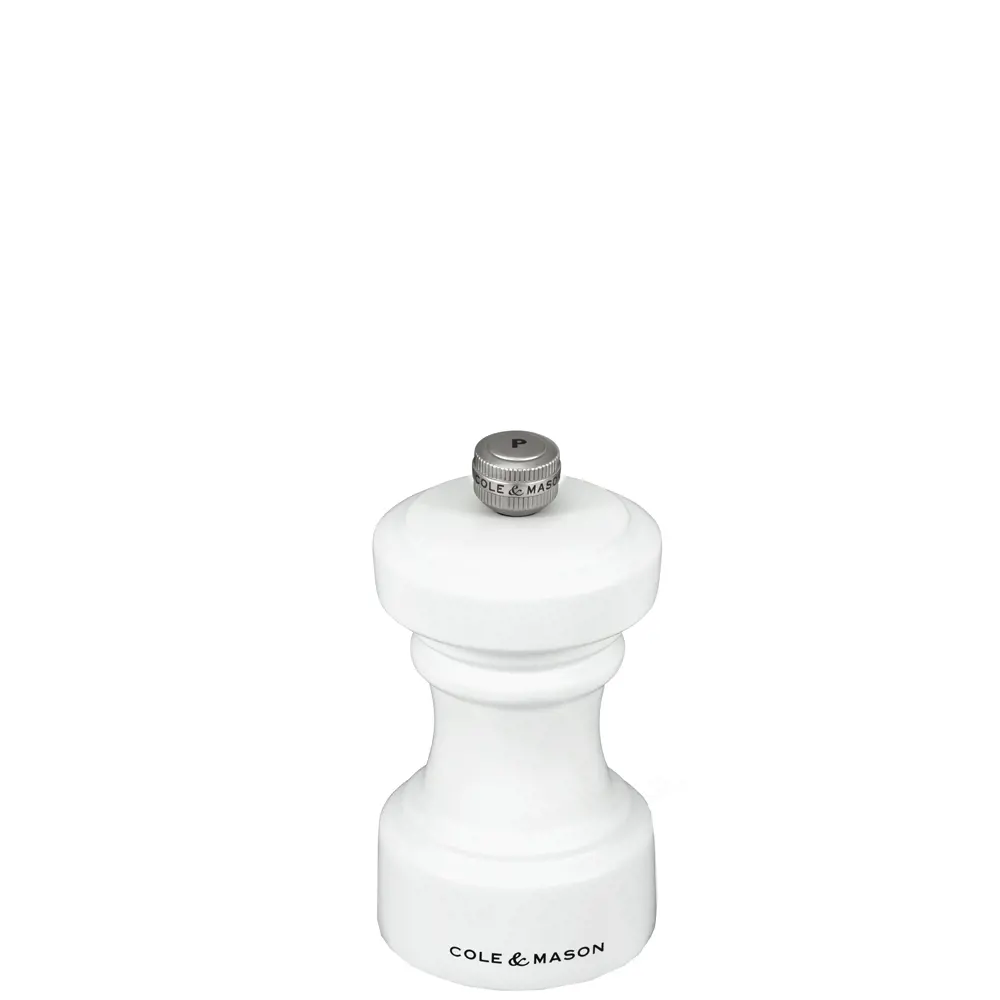 Cole & Mason Hoxton White Wood Pepper Mill 104mm
